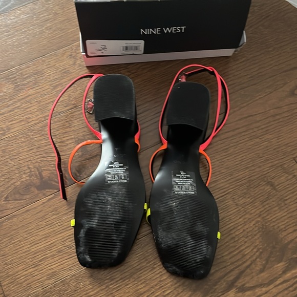 Nine West Neon Sandals - Picture 6 of 7